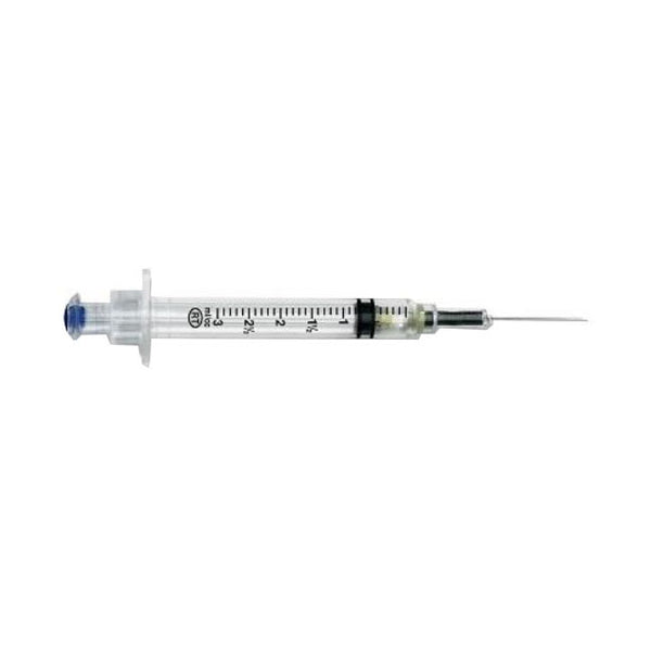 BX/100 VANISHPOINT SYRINGE 3CC, 25G, 1.5IN, RETRACTABLE NEEDLE