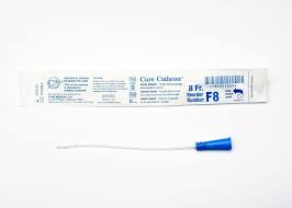 BX/30 CURE INTERMITTENT CATH FEMALE 8FR 6IN STRAIGHT TIP