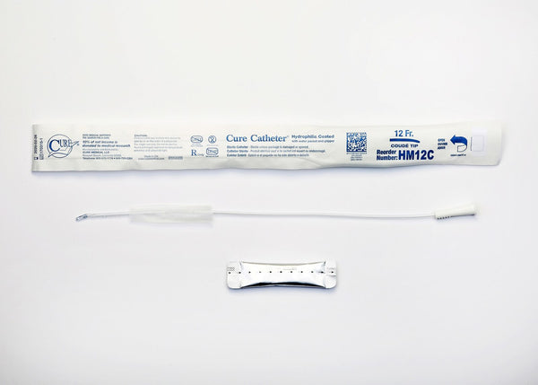 BX/30 CURE INTERMITTENT MALE CATH 16",COUDE TIP 12FR0
