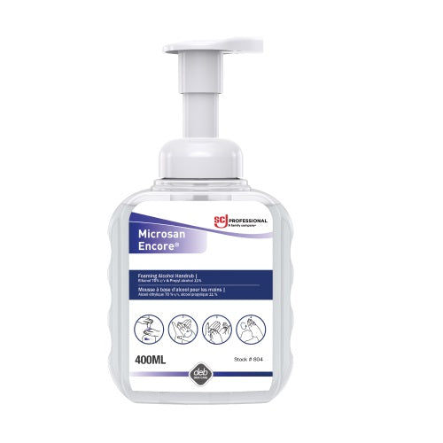 EA/1 HAND SANITIZER FOAMING 72% ALCOHOL MICROSAN ENCORE 400ML