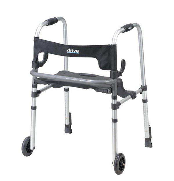 EA/1 CLEVER LITE LS WALKER ROLLATOR WITH SEAT AND PUSH DOWN BRAKES More info... * Drive Medical item surcharge included in sell