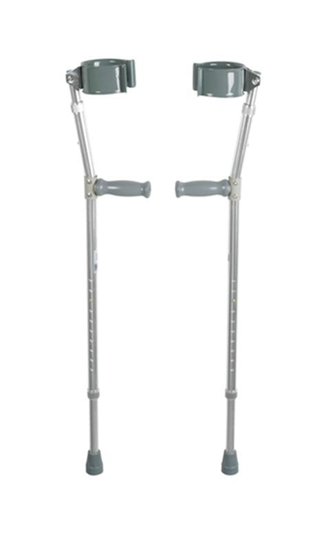 PR/1 STEEL FOREARM CRUTCHES ADULT (5' - 6'2") HANDLE (28-37") XL TIPS (300LBS) * Drive Medical item surcharge included in sell