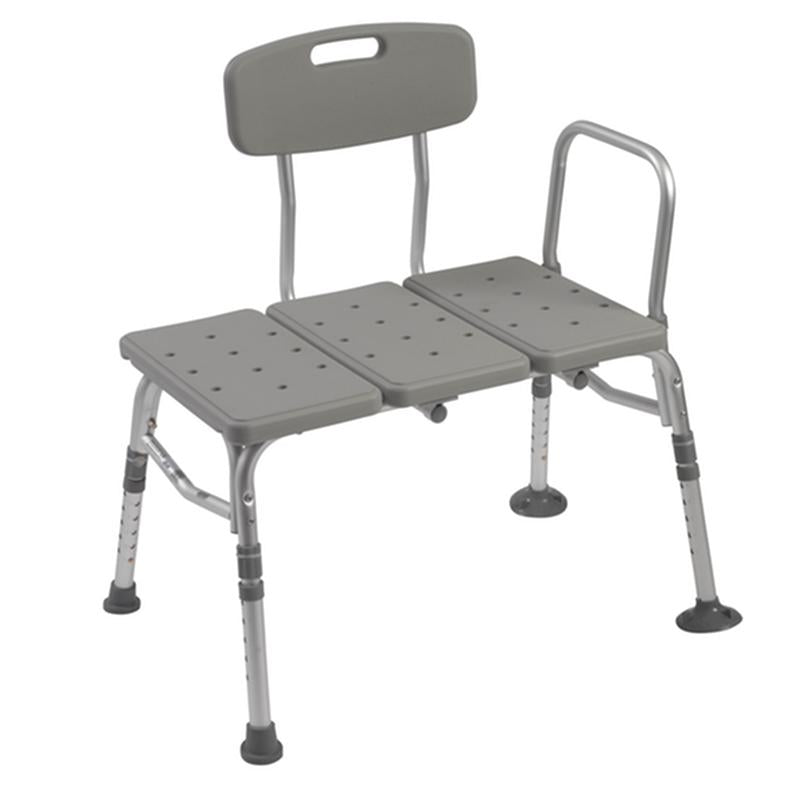 EA/1 PLASTIC TUB TRANSFER BENCH WITH ADJUSTABLE BACKREST More info... * Drive Medical item surcharge included in sell