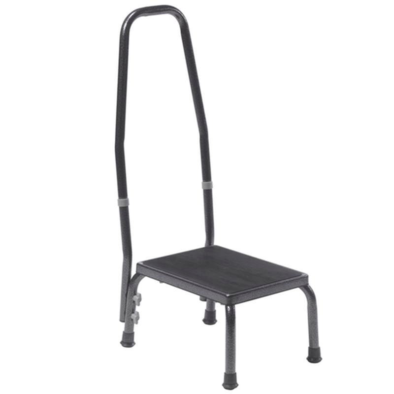 EA/1 FOOTSTOOL WITH NON SKID RUBBER PLATFORM AND HANDRAIL More info... * Drive Medical item surcharge included in sell