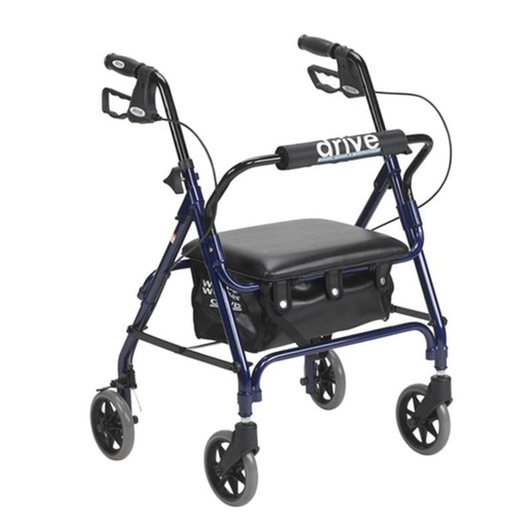 EA/1 JUNIOR ROLLATOR ROLLING WALKER WITH PADDED SEAT, BLUE More info... * Drive Medical item surcharge included in sell