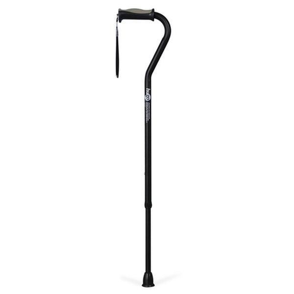 EA/1 ADJUSTABLE OFFSET HANDLE CANE WITH REFLECTIVE STRAP, EBONY More info... * Drive Medical item surcharge included in sell