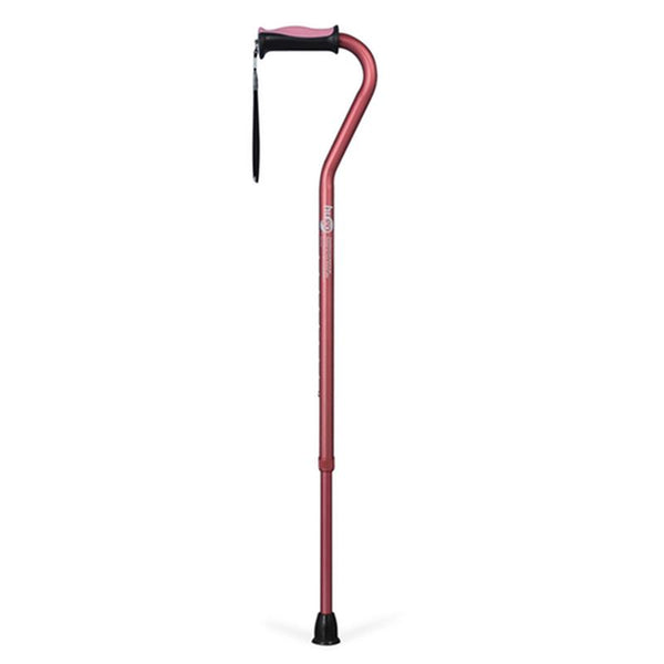 EA/1 ADJUSTABLE OFFSET HANDLE CANE WITH REFLECTIVE STRAP, ROSE More info... * Drive Medical item surcharge included in sell