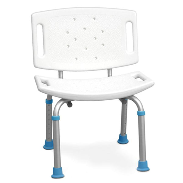 EA/1 ADJUSTABLE BATH AND SHOWER CHAIR WITH NON-SLIP SEAT AND BACKREST, WHITE More info... * Drive Medical item surcharge included in sell