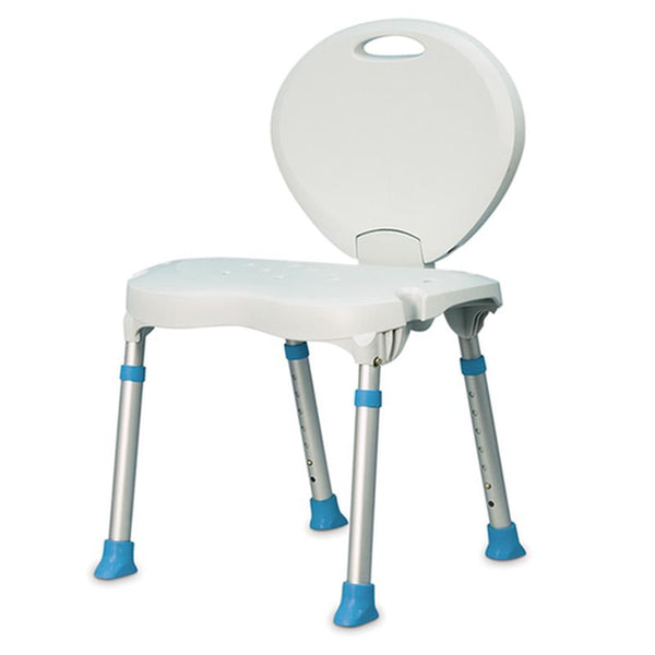 EA/1 FOLDING BATH AND SHOWER CHAIR WITH NON-SLIP SEAT AND BACKREST, WHITE More info... * Drive Medical item surcharge included in sell