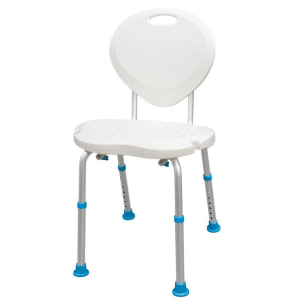 EA/1 ADJUSTABLE BATH AND SHOWER CHAIR WITH NON-SLIP COMFORT SEAT AND BACKREST, WHITE More info... * Drive Medical item surcharge included in sell
