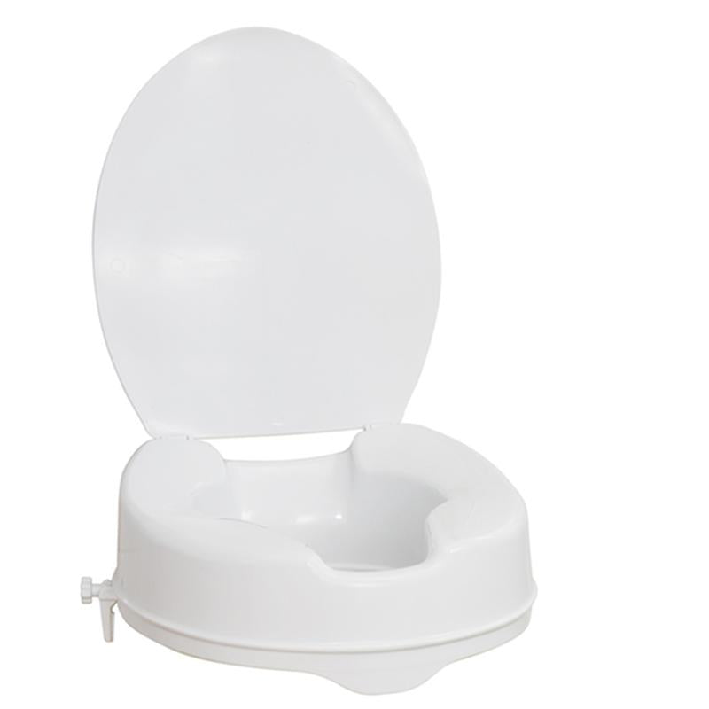 EA/1 RAISED TOILET SEAT WITH LID 4" WHITE More info... * Drive Medical item surcharge included in sell
