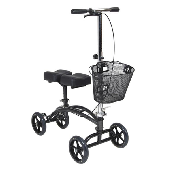 EA/1 DUAL PAD STEERABLE KNEE WALKER KNEE SCOOTER WITH BASKET, ALTERNATIVE TO CRUTCHES More info... * Drive Medical item surcharge included in sell