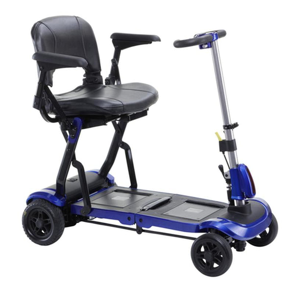EA/1 ZOOME FLEX ULTRA COMPACT FOLDING TRAVEL 4 WHEEL SCOOTER, BLUE ** Discontinued ** More info... * Drive Medical item surcharge included in sell