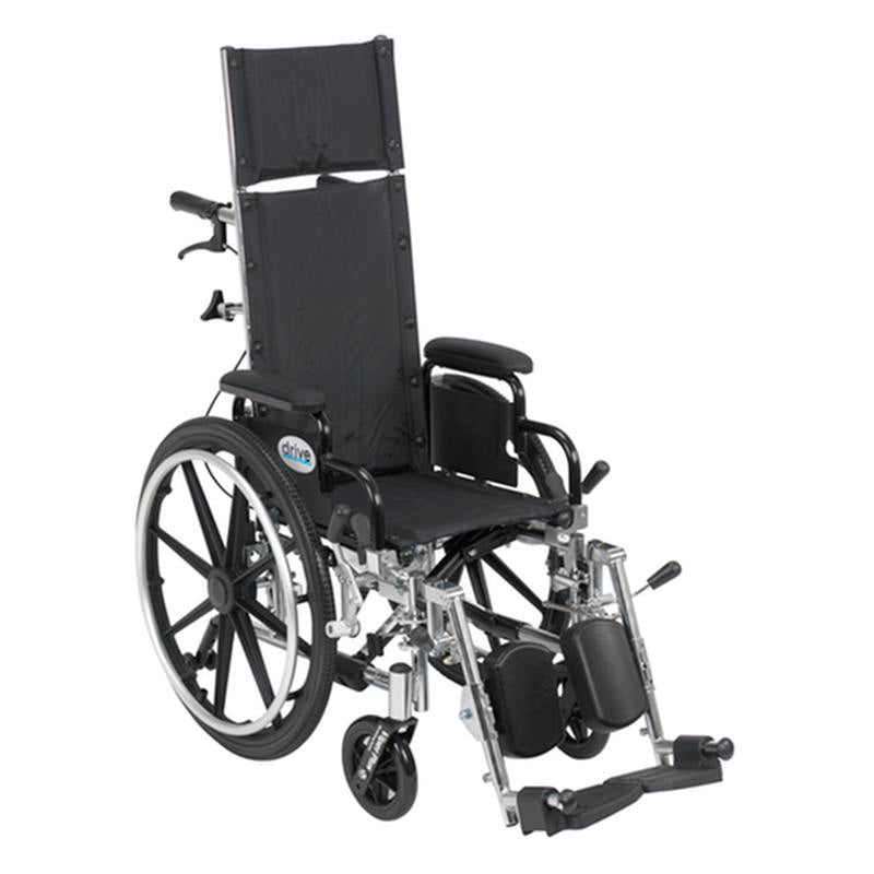 EA/1 VIPER PLUS LIGHT WEIGHT RECLINING WHEELCHAIR WITH ELEVATING LEG RESTS AND FLIP BACK DETACHABLE More info... * Drive Medical item surcharge included in sell