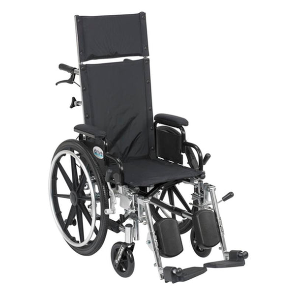 EA/1 VIPER PLUS LIGHT WEIGHT RECLINING WHEELCHAIR WITH ELEVATING LEG RESTS AND FLIP BACK DETACHABLE More info... * Drive Medical item surcharge included in sell