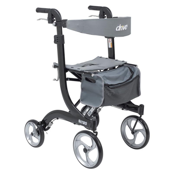 EA/1 NITRO EURO STYLE ROLLATOR ROLLING WALKER, TALL, BLACK More info... * Drive Medical item surcharge included in sell