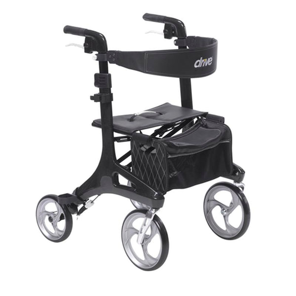 EA/1 NITRO ELITE CF CARBON FIBER ROLLATOR ROLLING WALKER, BLACK More info... * Drive Medical item surcharge included in sell