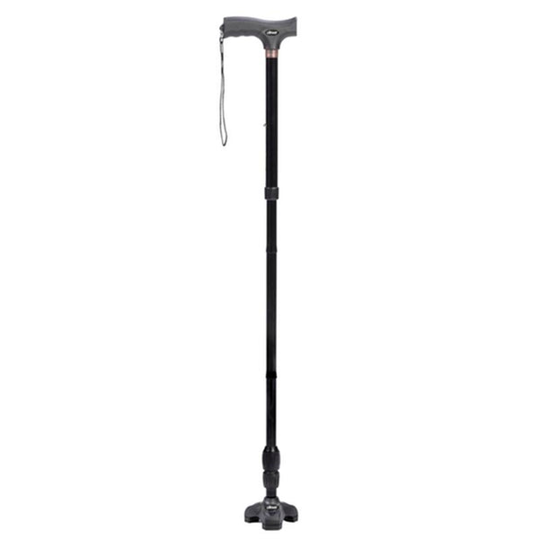 EA/1 FLEX N GO ADJUSTABLE FOLDING CANE WITH T HANDLE * Drive Medical item surcharge included in sell