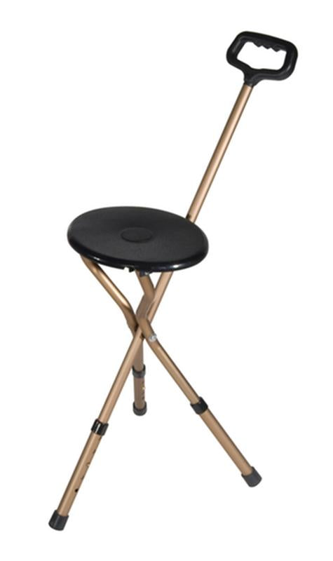 EA/1 FOLDING LIGHTWEIGHT CANE SEAT, ADJUSTABLE HEIGHT, BRONZE More info... * Drive Medical item surcharge included in sell