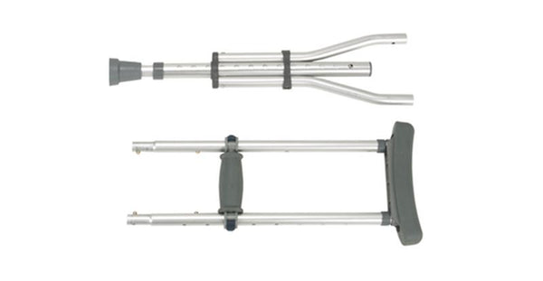 PR/1 KNOCK DOWN UNIVERSAL ALUMINUM CRUTCHES More info... * Drive Medical item surcharge included in sell