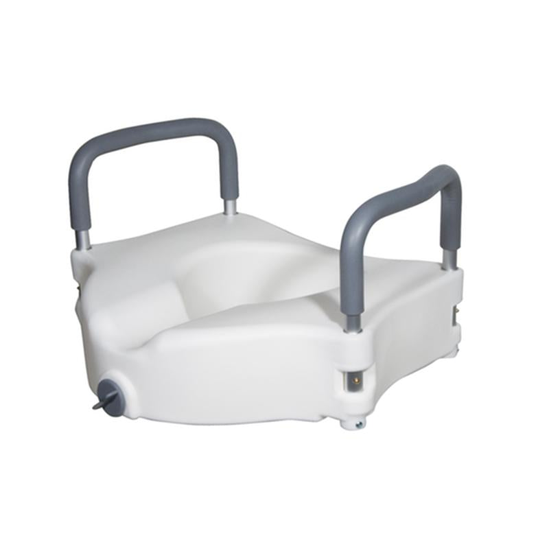 EA/1 ELEVATED RAISED TOILET SEAT WITH REMOVABLE PADDED ARMS, STANDARD SEAT More info... * Drive Medical item surcharge included in sell