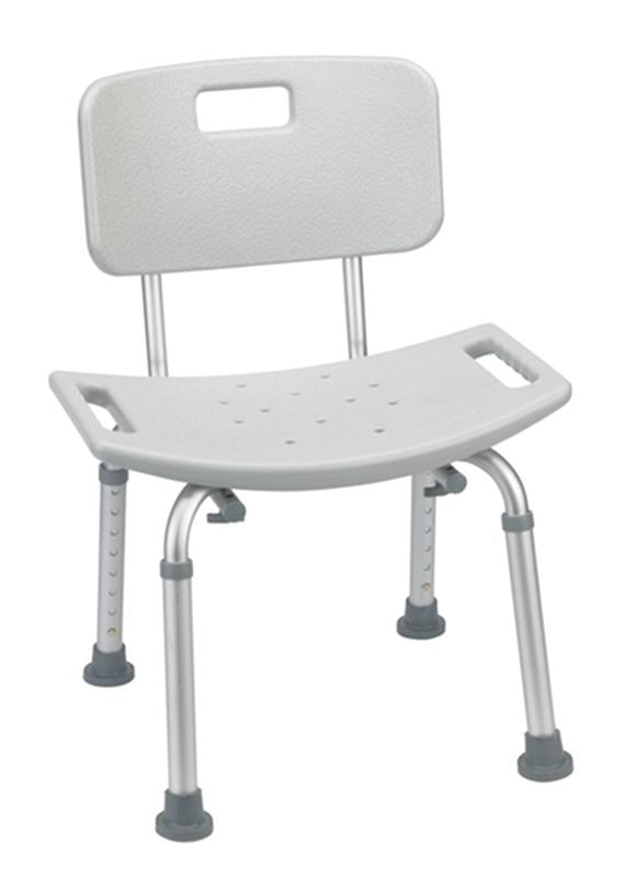 EA/1 BATHROOM SAFETY SHOWER TUB BENCH CHAIR WITH BACK, GRAY More info... * Drive Medical item surcharge included in sell