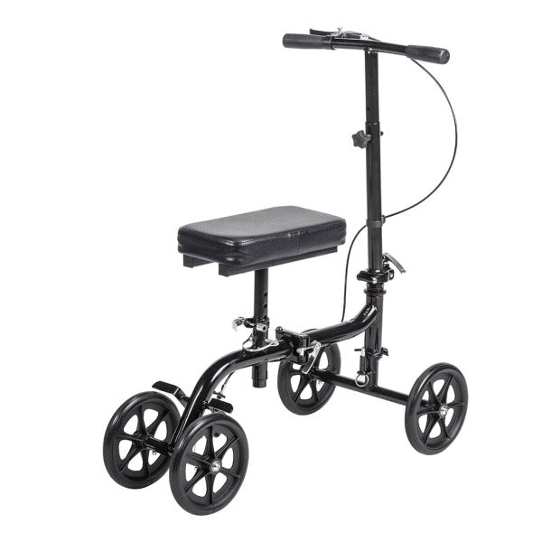 EA/1 ECO FOLDING KNEE WALKER ADJUSTABLE HANDLEBAR & PADDED LEG SUPPORT UNIVERSAL 8" WHEELS (350LBS) * Drive Medical item surcharge included in sell