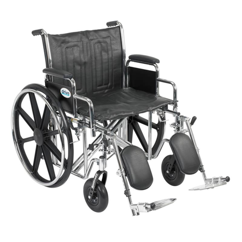 EA/1 SENTRA EC HEAVY DUTY WHEELCHAIR, DETACHABLE DESK ARMS, ELEVATING LEG RESTS, 22" SEAT More info... * Drive Medical item surcharge included in sell