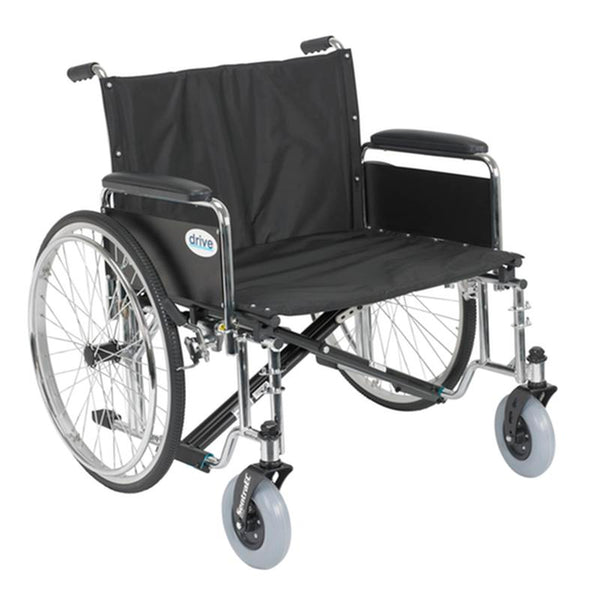 EA/1 SENTRA EC HEAVY DUTY EXTRA WIDE WHEELCHAIR, DETACHABLE FULL ARMS, 26" SEAT More info... * Drive Medical item surcharge included in sell