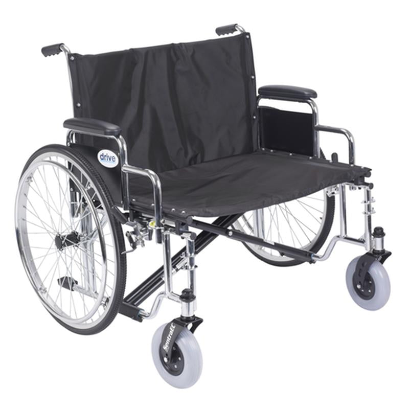 EA/1 SENTRA EC HEAVY DUTY EXTRA WIDE WHEELCHAIR, DETACHABLE DESK ARMS, 30" SEAT More info... * Drive Medical item surcharge included in sell
