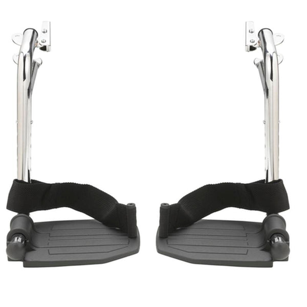 PR/1 CHROME SWING AWAY FOOTRESTS WITH ALUMINUM FOOTPLATES More info... * Drive Medical item surcharge included in sell
