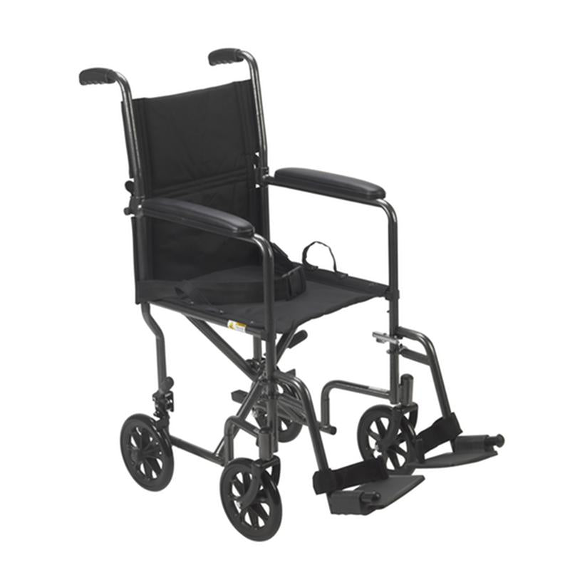 EA/1 LIGHTWEIGHT STEEL TRANSPORT WHEELCHAIR, FIXED FULL ARMS, 19" SEAT More info... * Drive Medical item surcharge included in sell