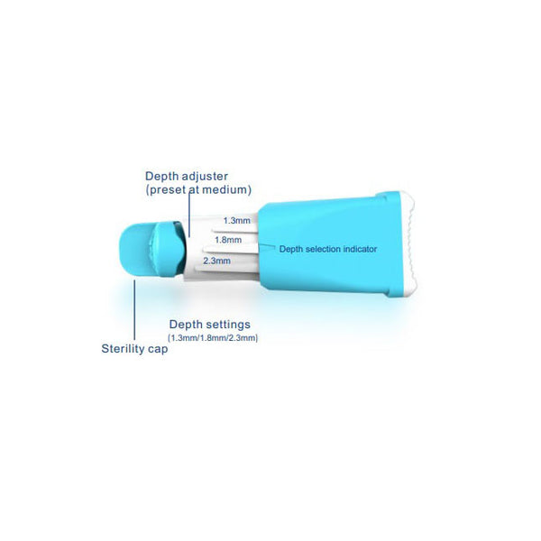 BX/100 STERILANCE FLEX 3 SAFETY LANCET 23G ADJUSTABLE