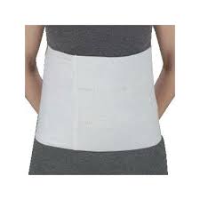 EA/1 DEROYAL 12" 4-PANEL ELASTIC ABDOMINAL BINDER MEDIUM/LARGE (46" - 62") HOOK & LOOP CLOSURE LATEX