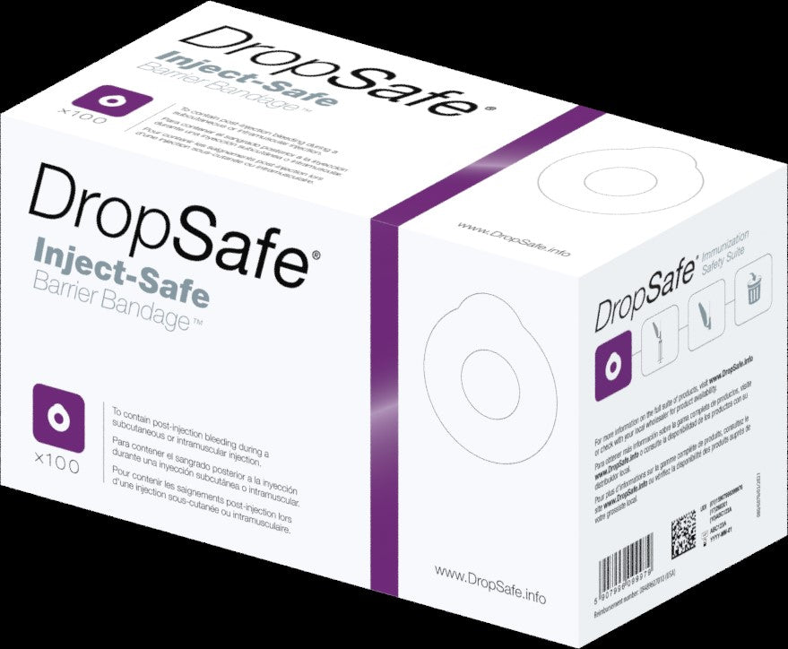 BX/100 DROPSAFE INJECT-SAFE BARRIER BANDAGE 1 3/8" ** Discontinued ** More info...