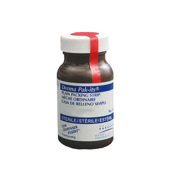 EA/1 PAK-ITS PLAIN PACKING GAUZE, SIZE 1/4IN X 36IN, XRAY DETECTABLE
