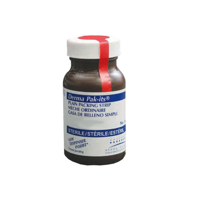 EA/1 PAK-ITS IODOFORM PACKING GAUZE, SIZE 1/2IN X 5Y