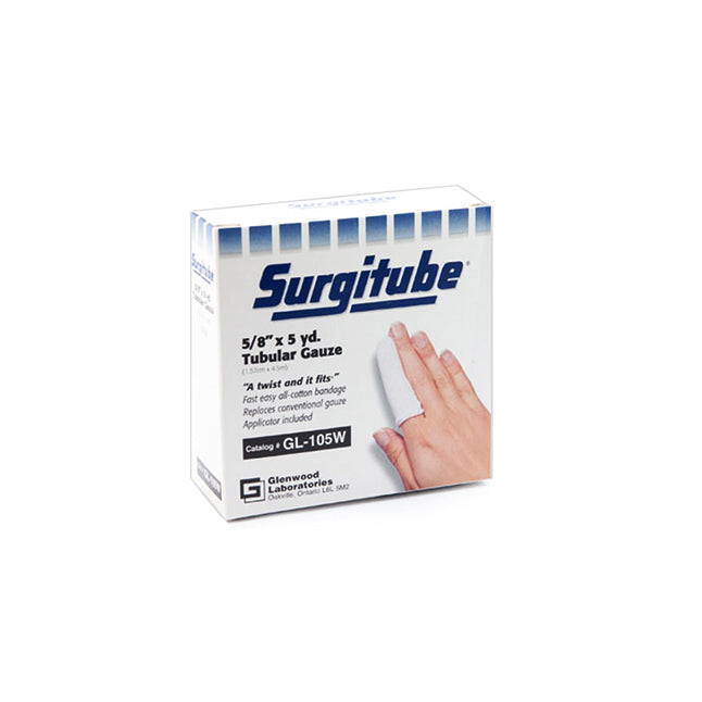 EA/1 SURGITUBE TUBULAR GAUZE ROLL LARGE FINGER/TOE 2-PLY 7/8" X 50YD COTTON WHITE