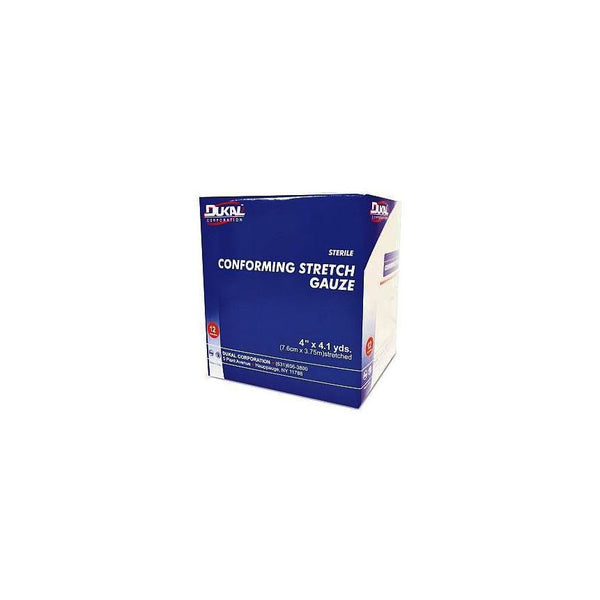 BG/12 CONFORMING STRETCH GAUZE, STERILE, 4"