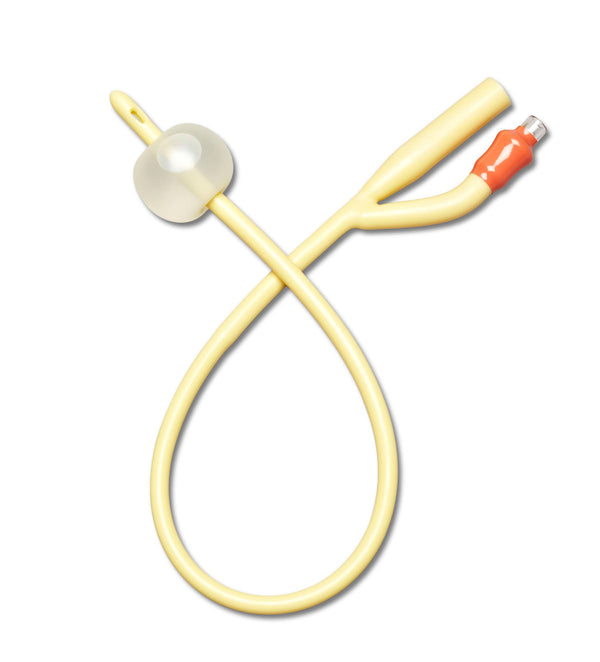 BX/12 2-WAY SILICONE ELASTOMER COATED LATEX FOLEY CATHETER, SIZE 12FR 30ML