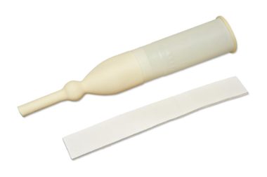CA/25 MEDLINE EXTERNAL CATHETERS, LATEX, SIZE MEDIUM (30MM) W/ FOAM STRAP.