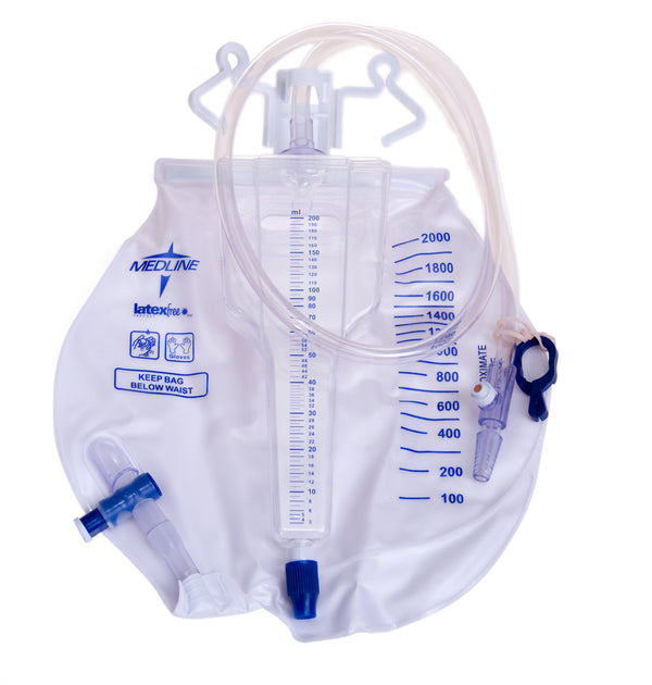 EA/1 URINE METER 200ML EXACT MEASURE PEDIATRIC W/ 2000ML DRAIN BAG & SLIDE-TAP DRAINAGE PORT W/ MET