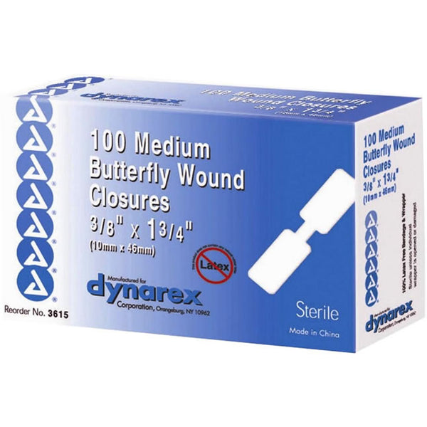 BX/100 BANDAGE BUTTERFLY WOUND CLOSURE STERILE LARGE
