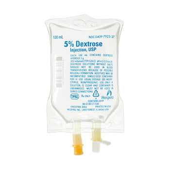 CS/20 (4/PK) SOLUTION IV 5% DEXTROSE INJ 100ML MINIBAG (20 PACKS OF 4)