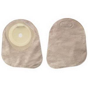 BX/30 PREMIER ONE-PIECE FLAT SKIN BARRIER 7" CLOSED POUCH BEIGE SOFTFLEX,WITH FILTER CUT-TO-FIT 2-1/
