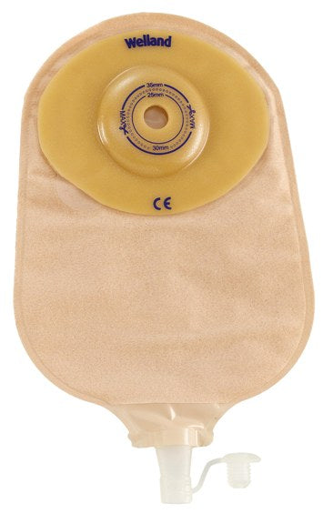 BX/10 PREMIER FLEXTEND ONE PIECE UROSTOMY POUCH 9", 2 1/2IN (64MM), BEIGE