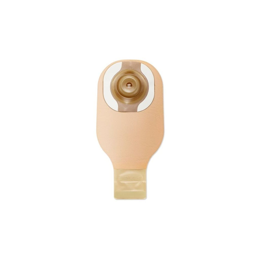 BX5 PREMIER CERAPLUS SOFT CONVEX 1PC DRAIN POUCH W/ TAPE LOCK N ROLL CLOSE BEIGE W/FILTER CUT TO 1"
