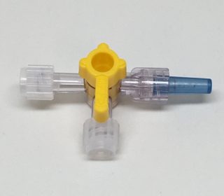 CS/50 STOPCOCK 3-WAY HIGH-FLOW W/ ROTATING LUER