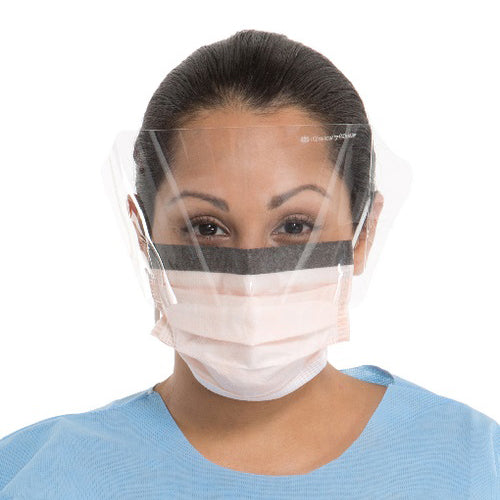 CS/100 FLUIDSHIELD MASK SURGICAL, FOG FREE, LEVE 2, MODERATE PROTECTION