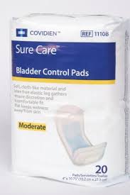 CS/6BG (16EA/BG) SURE CARE BLADDER CONTROL PADS EXTRA HEAVY 4" X 12.5" Heavy Item